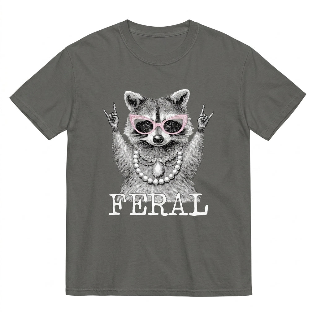 Feral Raccoon In My Feral Era ā Tee, Crewneck & Hoodie