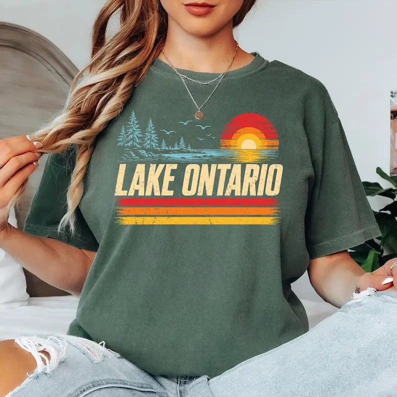 Lake Ontario Sunset – Tee, Crewneck & Hoodie