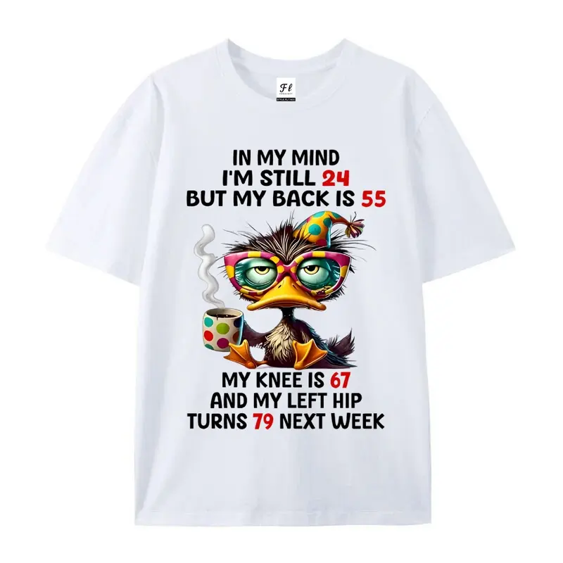 Duck Mind 24 Back 55 Funny – Tee, Crewneck & Hoodie