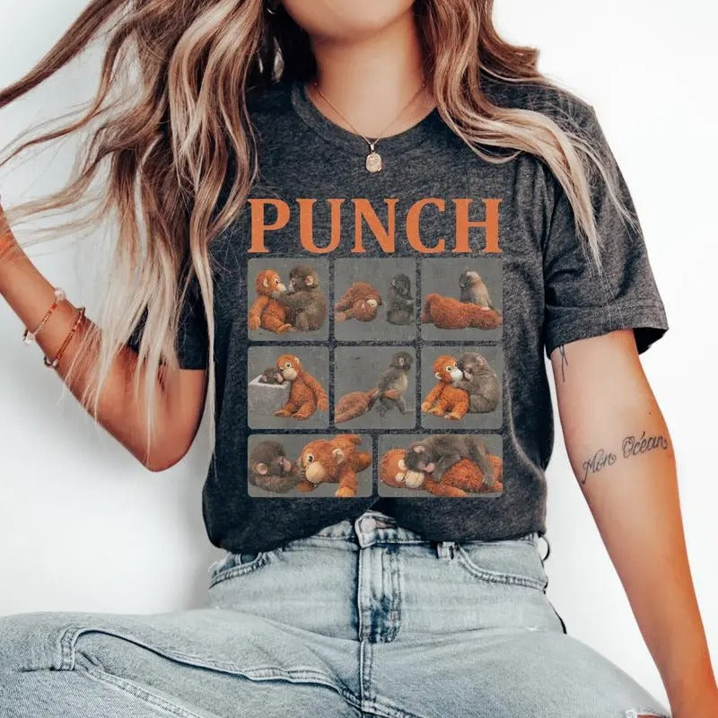 Baby Monkey Punch Graphic – Tee, Crewneck & Hoodie