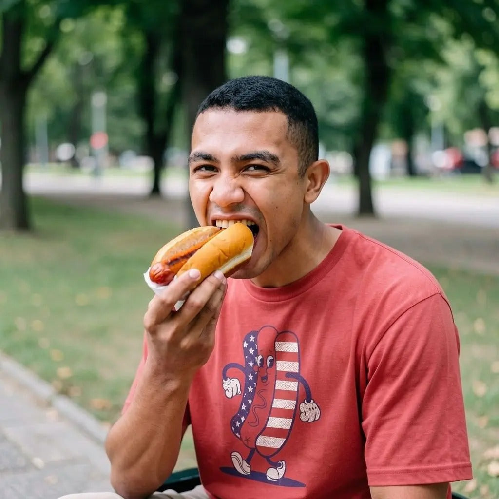 Fourth Of July Hotdog – Tee, Crewneck & Hoodie