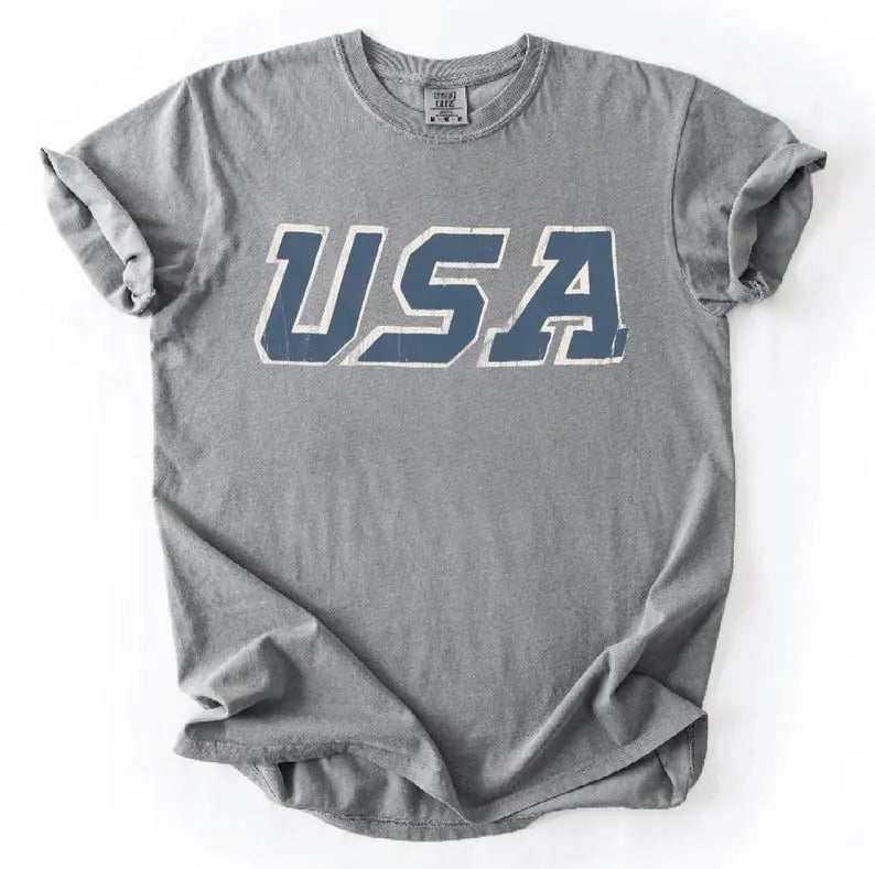 Vintage USA Patriotic – Tee, Crewneck & Hoodie