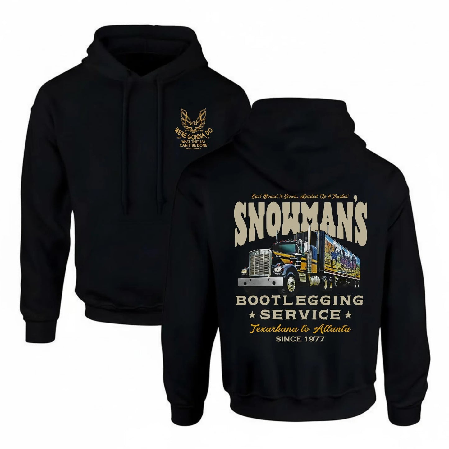 Snowman’s Bootlegging Service – Tee, Crewneck & Hoodie