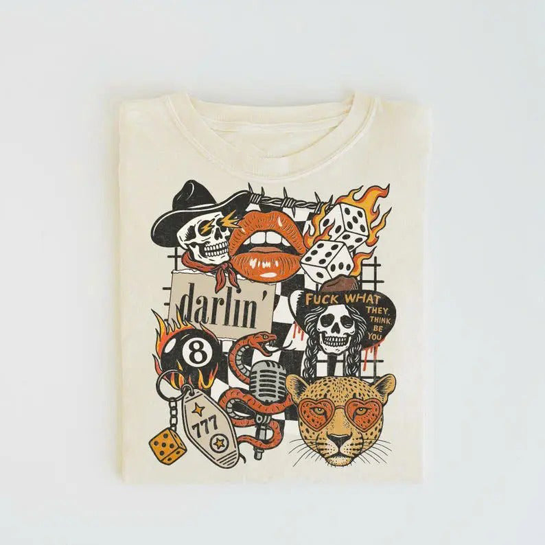 Western Cowgirl Graphic – Tee, Crewneck & Hoodie