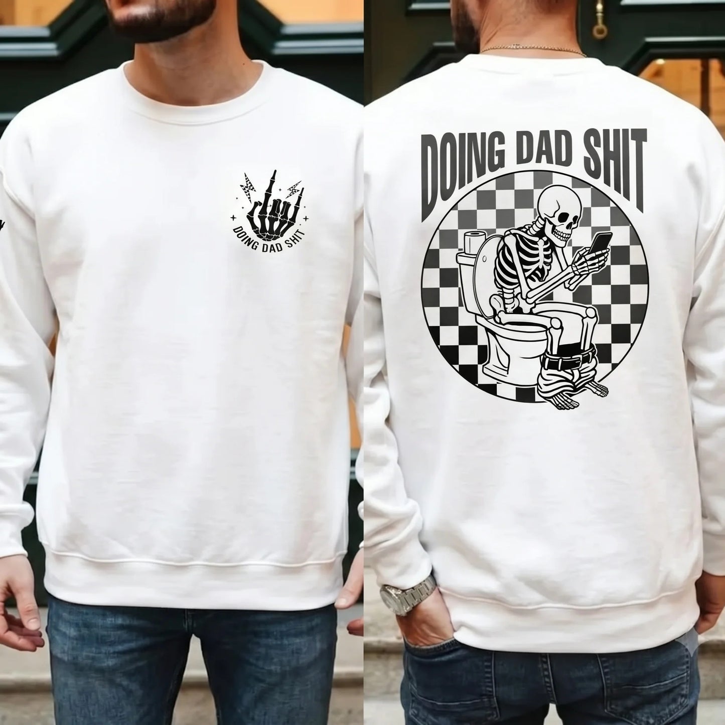Fresh Take on Fatherhood Doing Dad – Tee, Crewneck & Hoodie