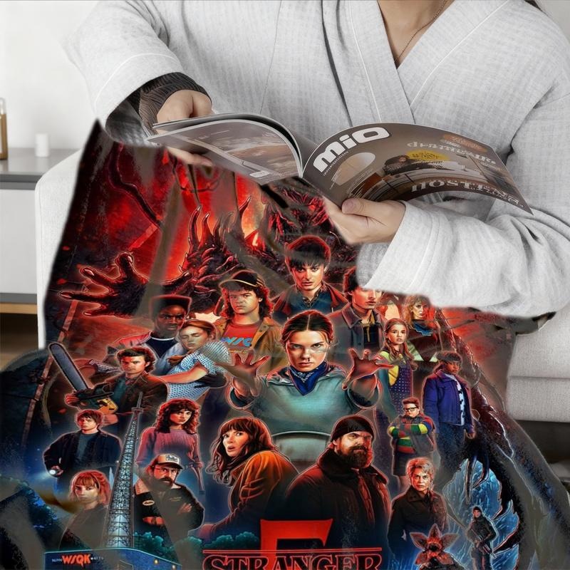 Stranger Things Season 5 Flannel Blanket