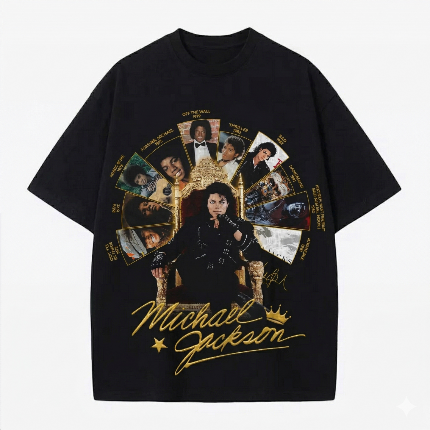Retro King of Pop – Tee, Crewneck & Hoodie