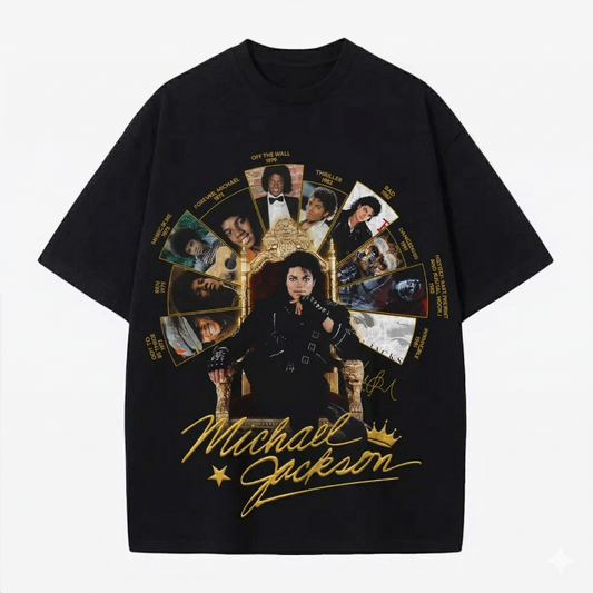 Retro King of Pop – Tee, Crewneck & Hoodie