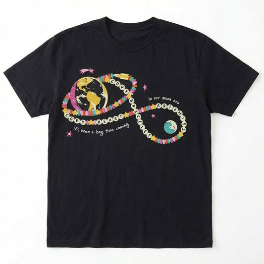 Vintage Space Exploration Heart – Tee, Crewneck & Hoodie
