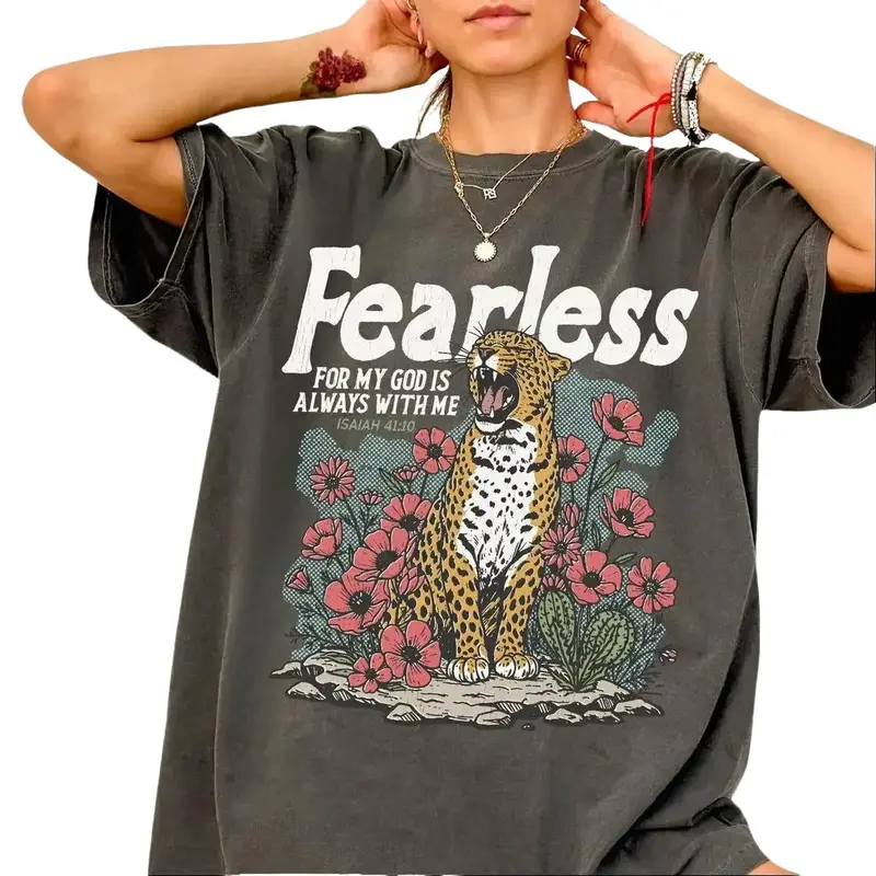 Fearless Bible Verse – Tee, Crewneck & Hoodie