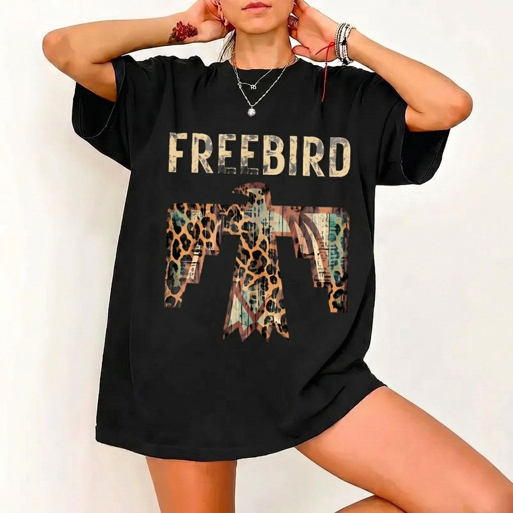 Western Thunderbird Leopard Animal Graphic – Tee, Crewneck & Hoodie