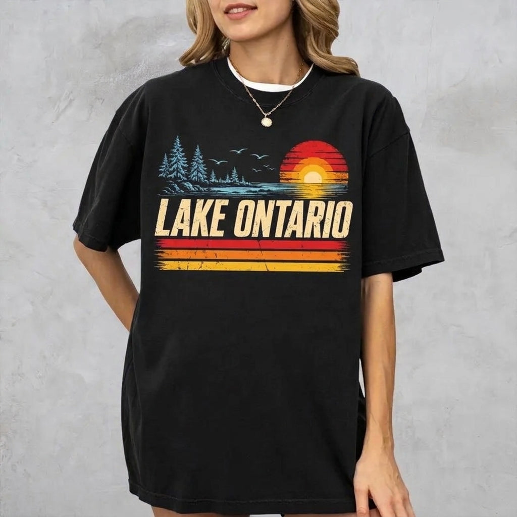 Lake Ontario Sunset – Tee, Crewneck & Hoodie