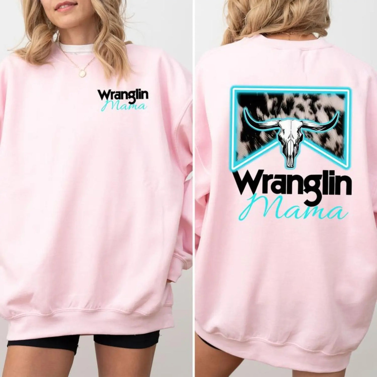 Wranglin' Mama Western Style – Tee, Crewneck & Hoodie