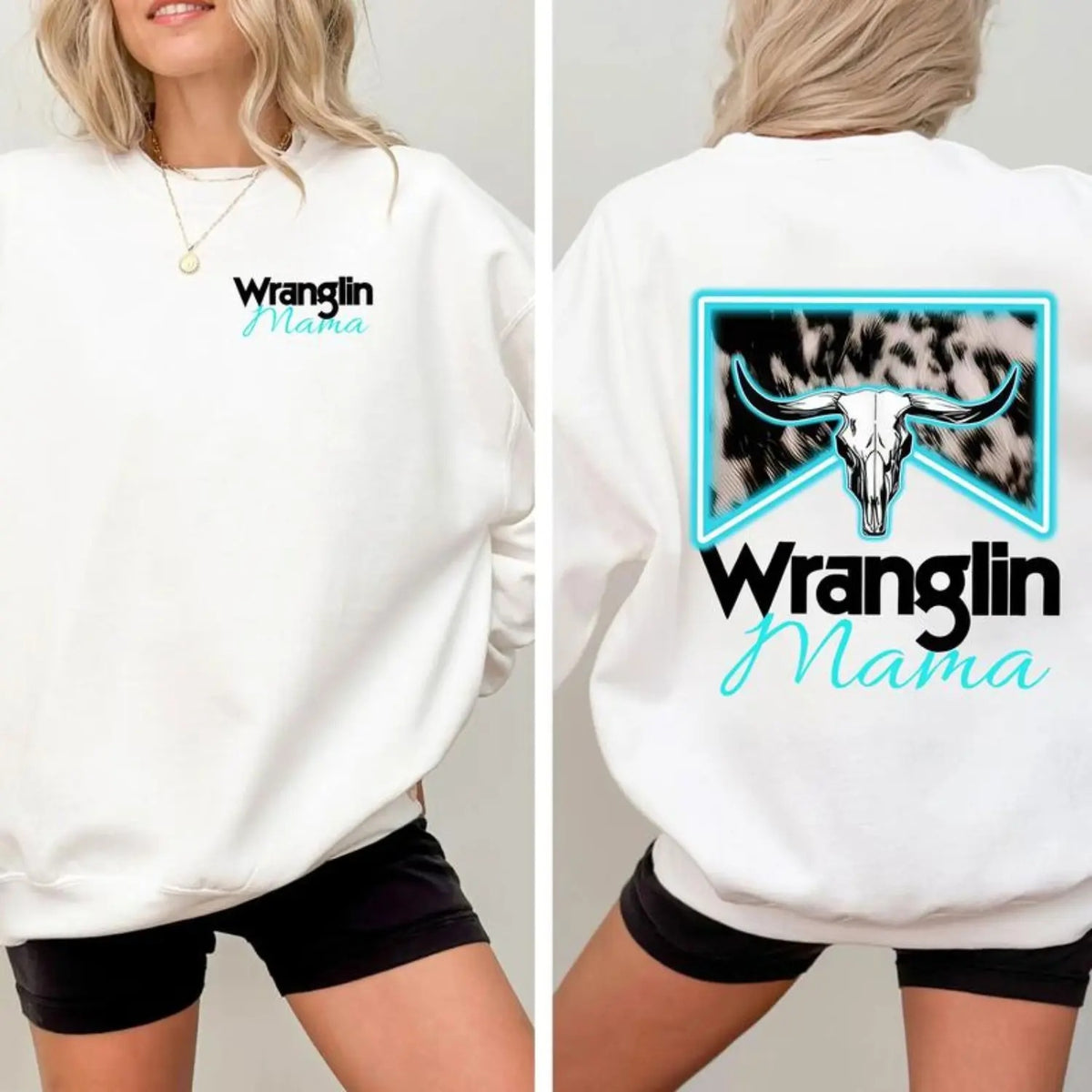 Wranglin' Mama Western Style – Tee, Crewneck & Hoodie