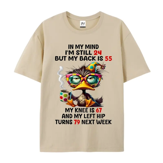 Duck Mind 24 Back 55 Funny – Tee, Crewneck & Hoodie