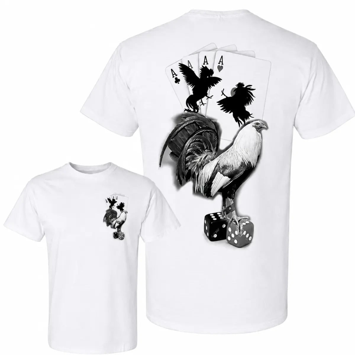 Lucky Gamefowl Rooster – Tee, Crewneck & Hoodie