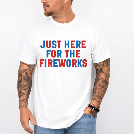 Funny Couples Fourth Of July Fireworks – Tee, Crewneck & Hoodie