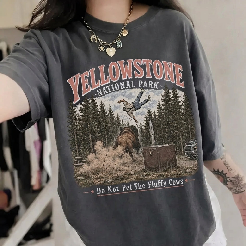 Do Not Pet The Fluffy Cows – Tee, Crewneck & Hoodie