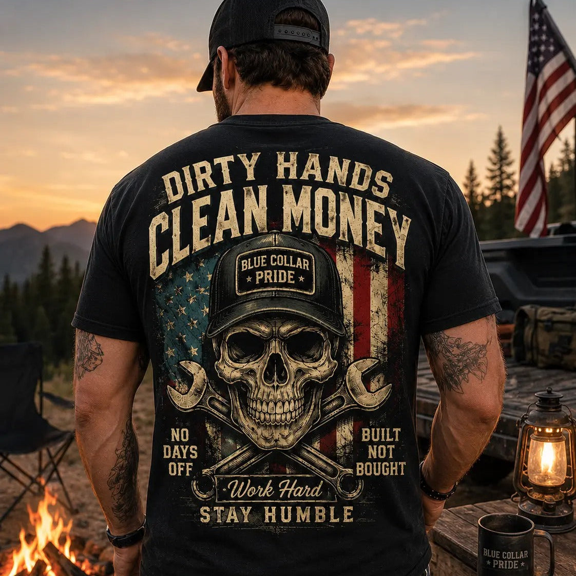 Dirty Hands Clean Money – Tee, Crewneck & Hoodie