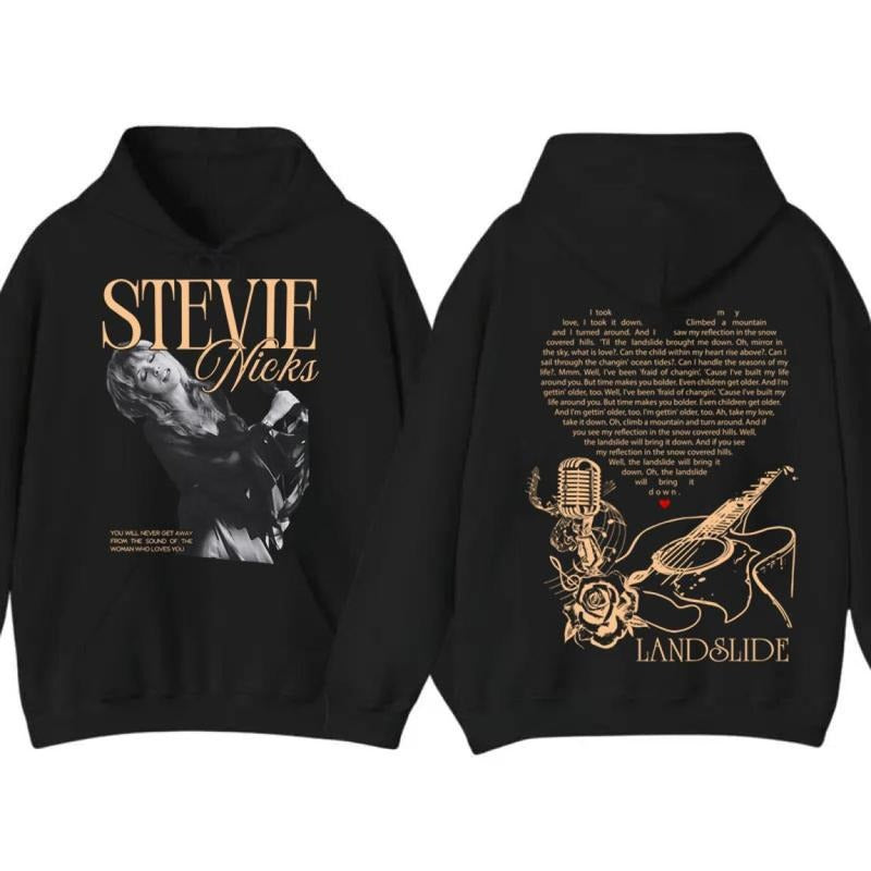 Stevie Nicks Landslide Fleetwood Mac Lyric – Tee, Crewneck & Hoodie