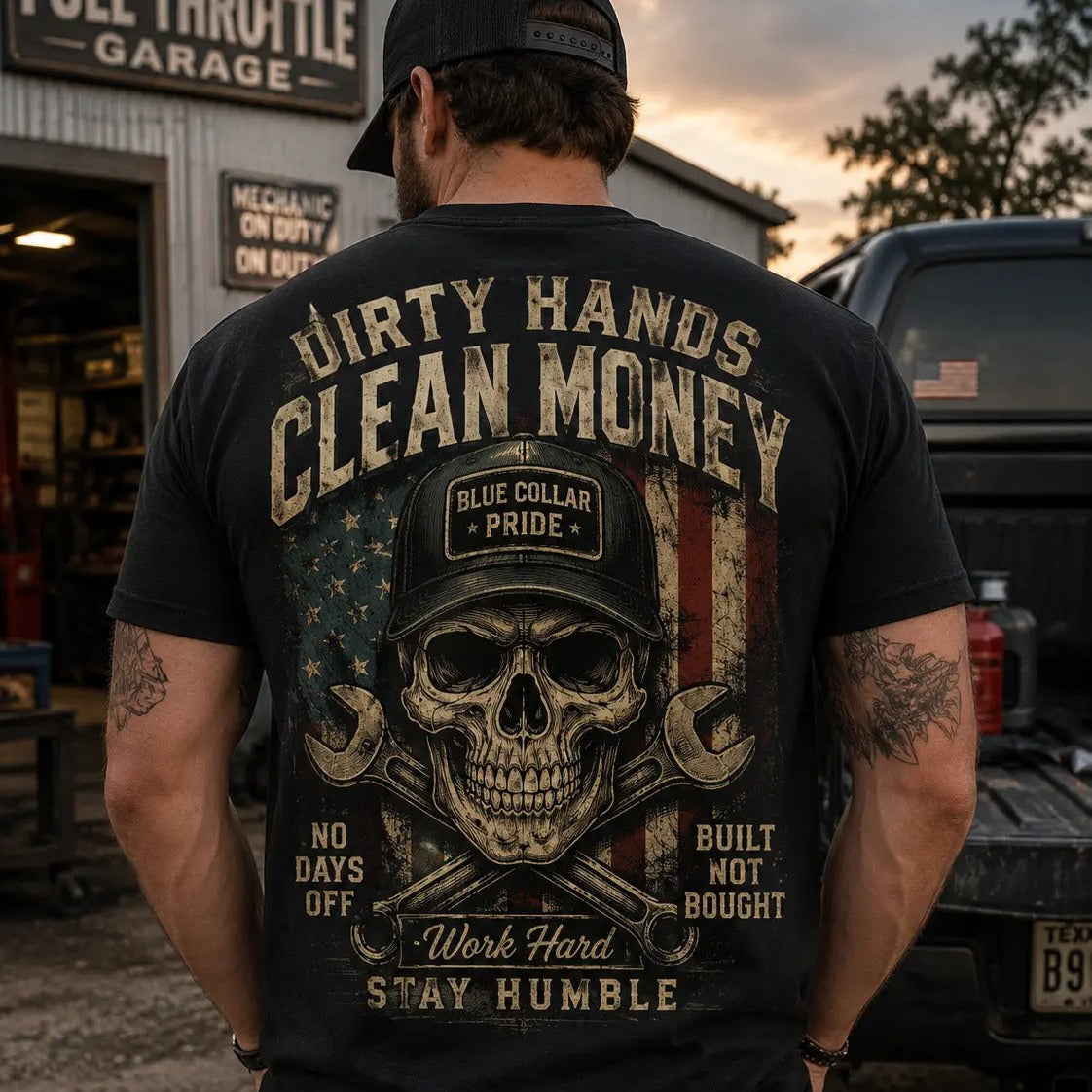 Dirty Hands Clean Money – Tee, Crewneck & Hoodie