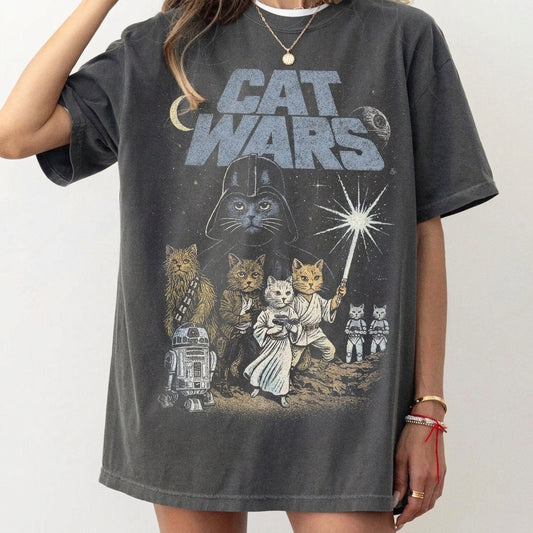 Cat Wars – Tee, Crewneck & Hoodie