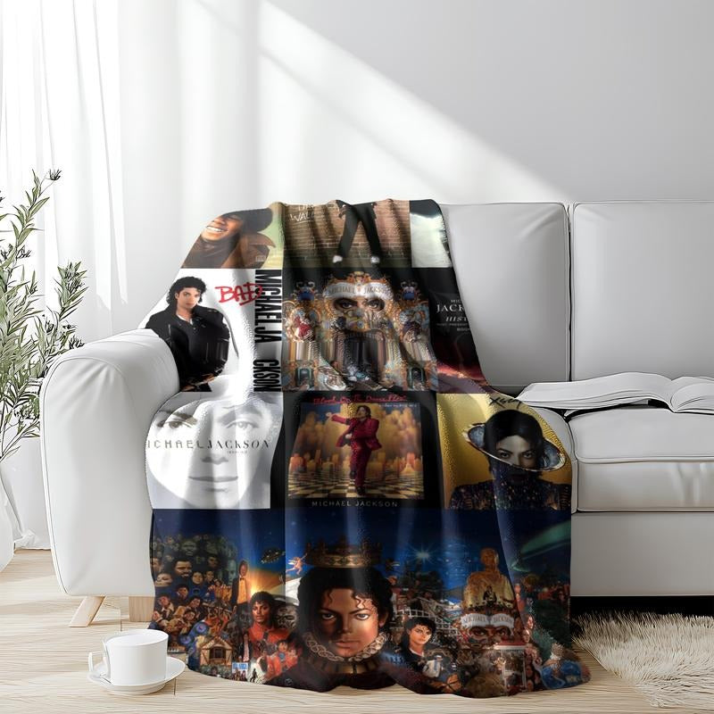 Famous Music Michael Jackson Flannel Blanket