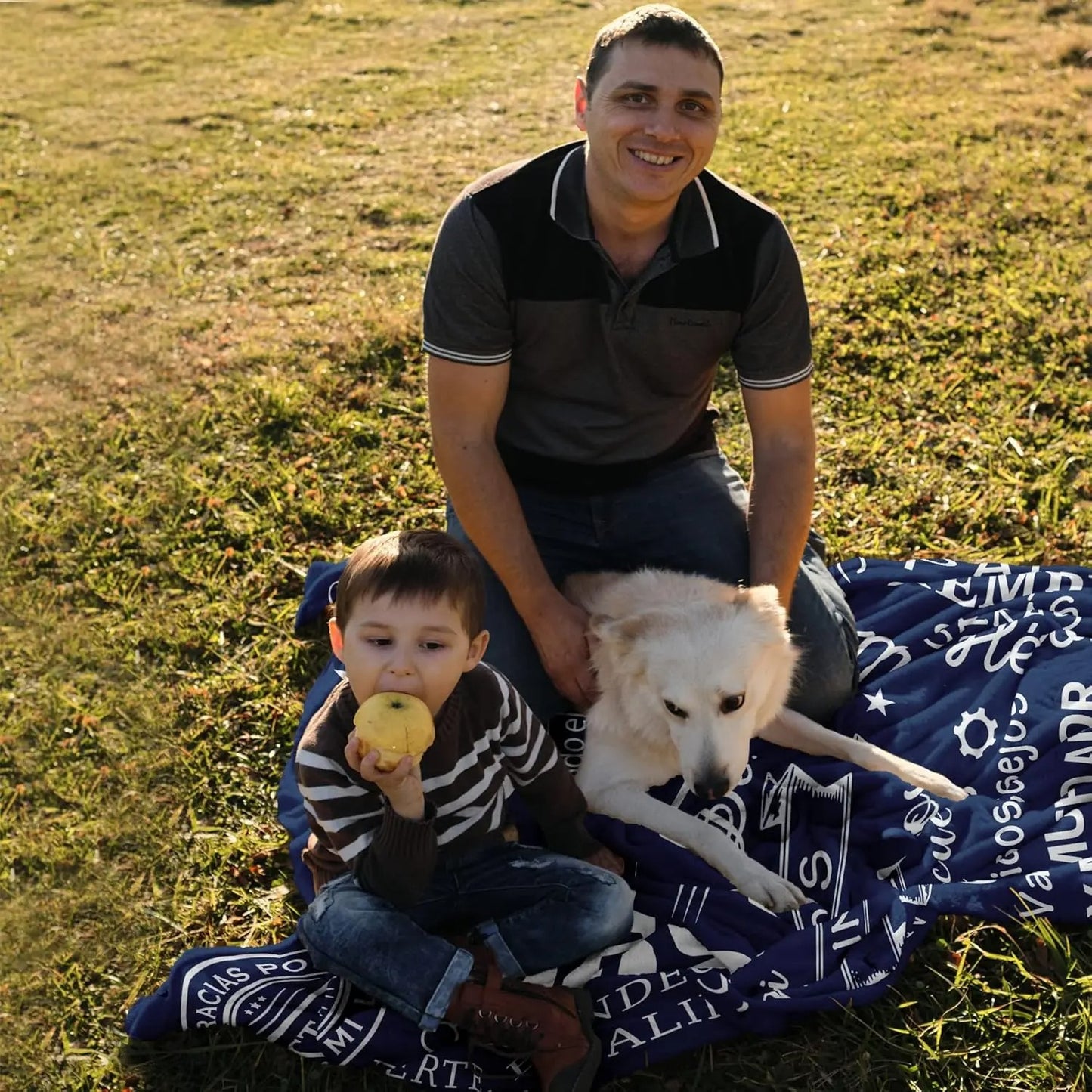 Nice Gifts for Dad Spanish Text Blanket