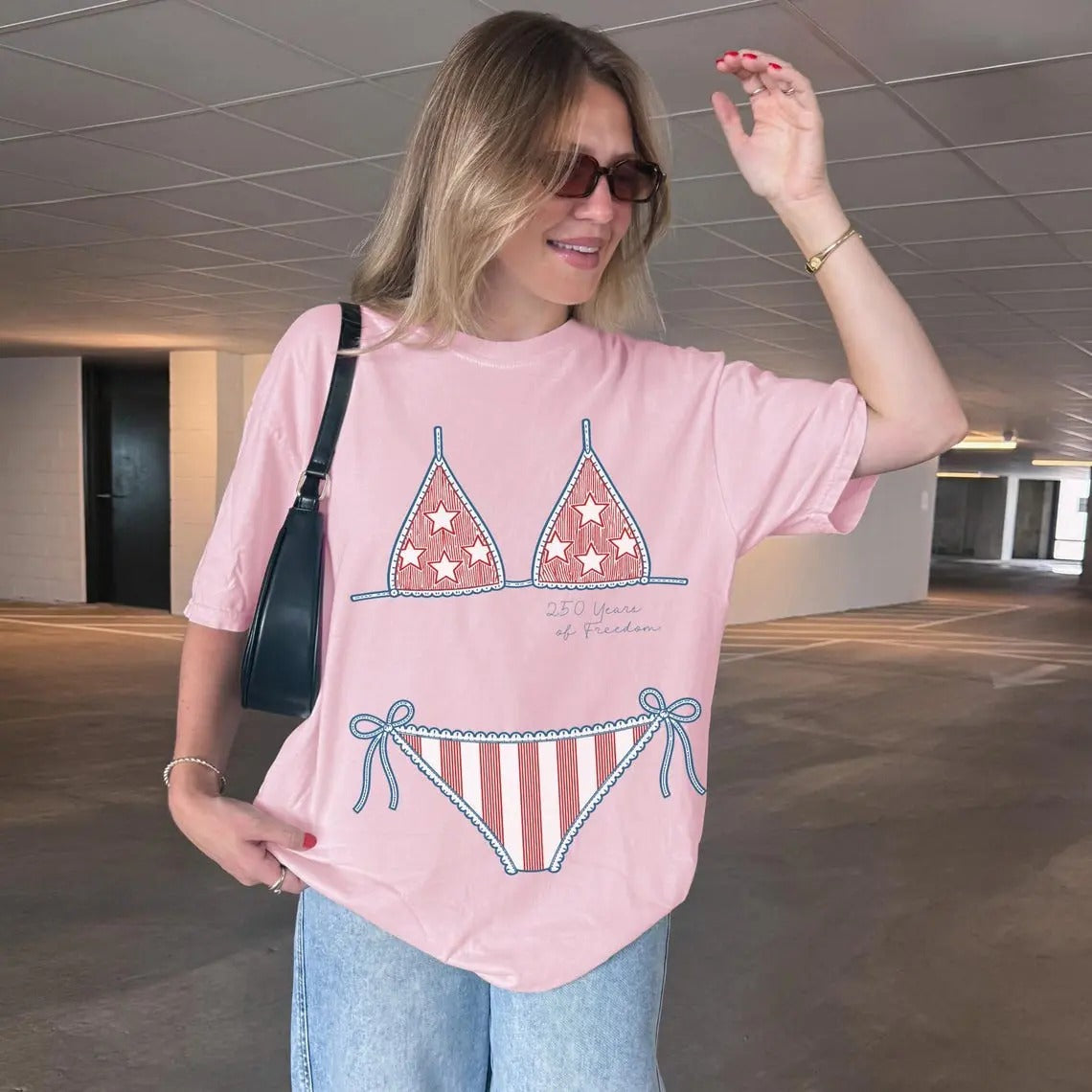 Preppy Bikini Fourth of July – Tee, Crewneck & Hoodie