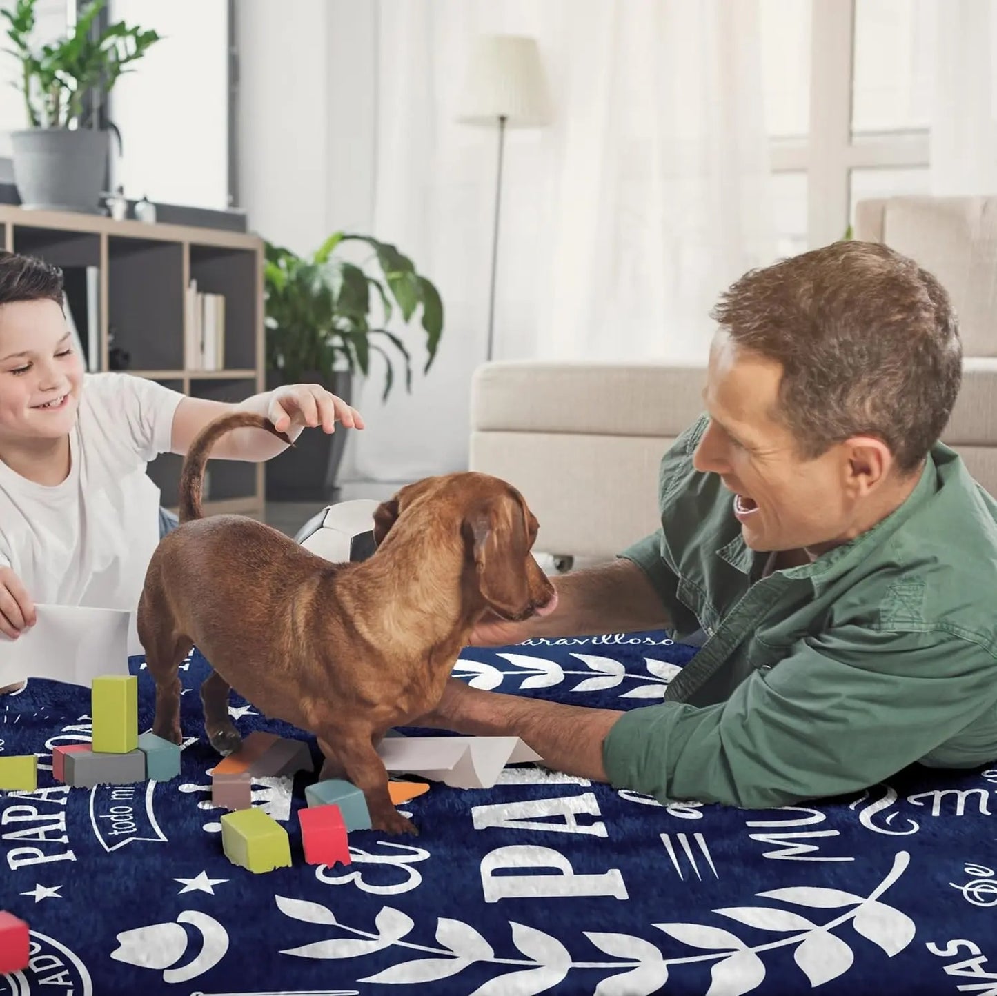 Nice Gifts for Dad Spanish Text Blanket