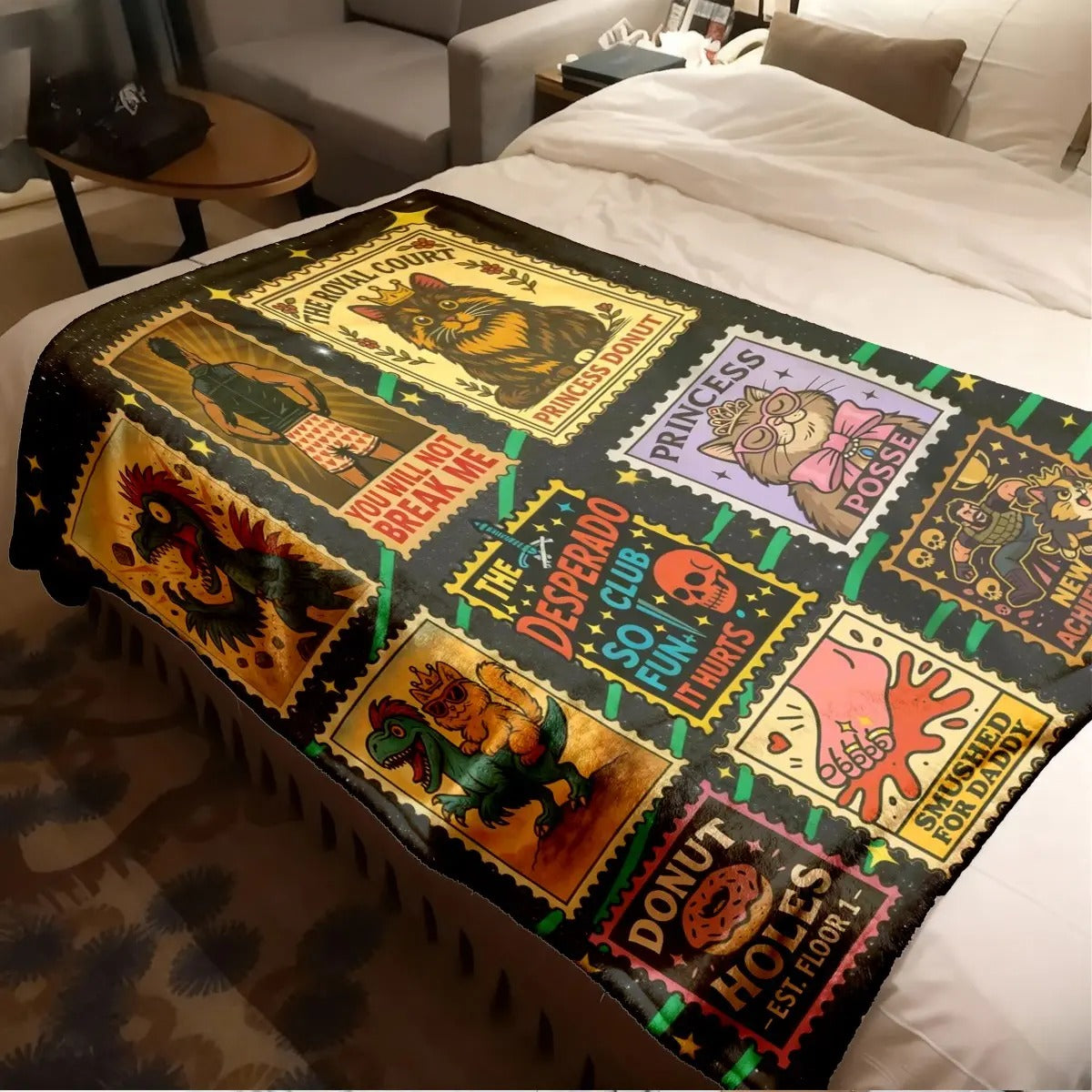 Dungeon Crawler Carl Flannel Blanket