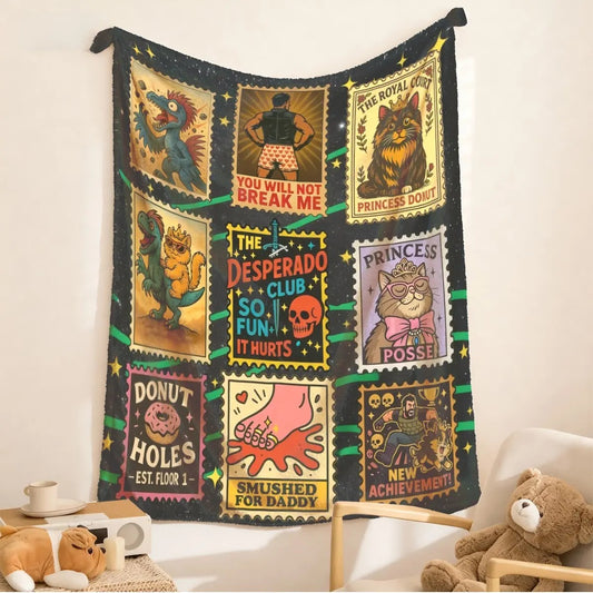 Dungeon Crawler Carl Flannel Blanket