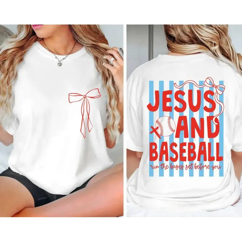 Jesus Baseball Coquette – Tee, Crewneck & Hoodie