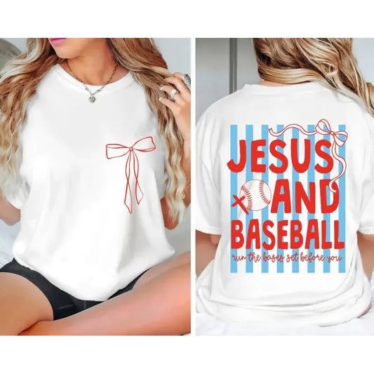 Jesus Baseball Coquette – Tee, Crewneck & Hoodie