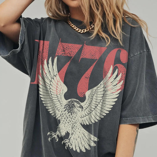 Retro 1776 Bald Eagle 250th Anniversary American – Tee, Crewneck & Hoodie