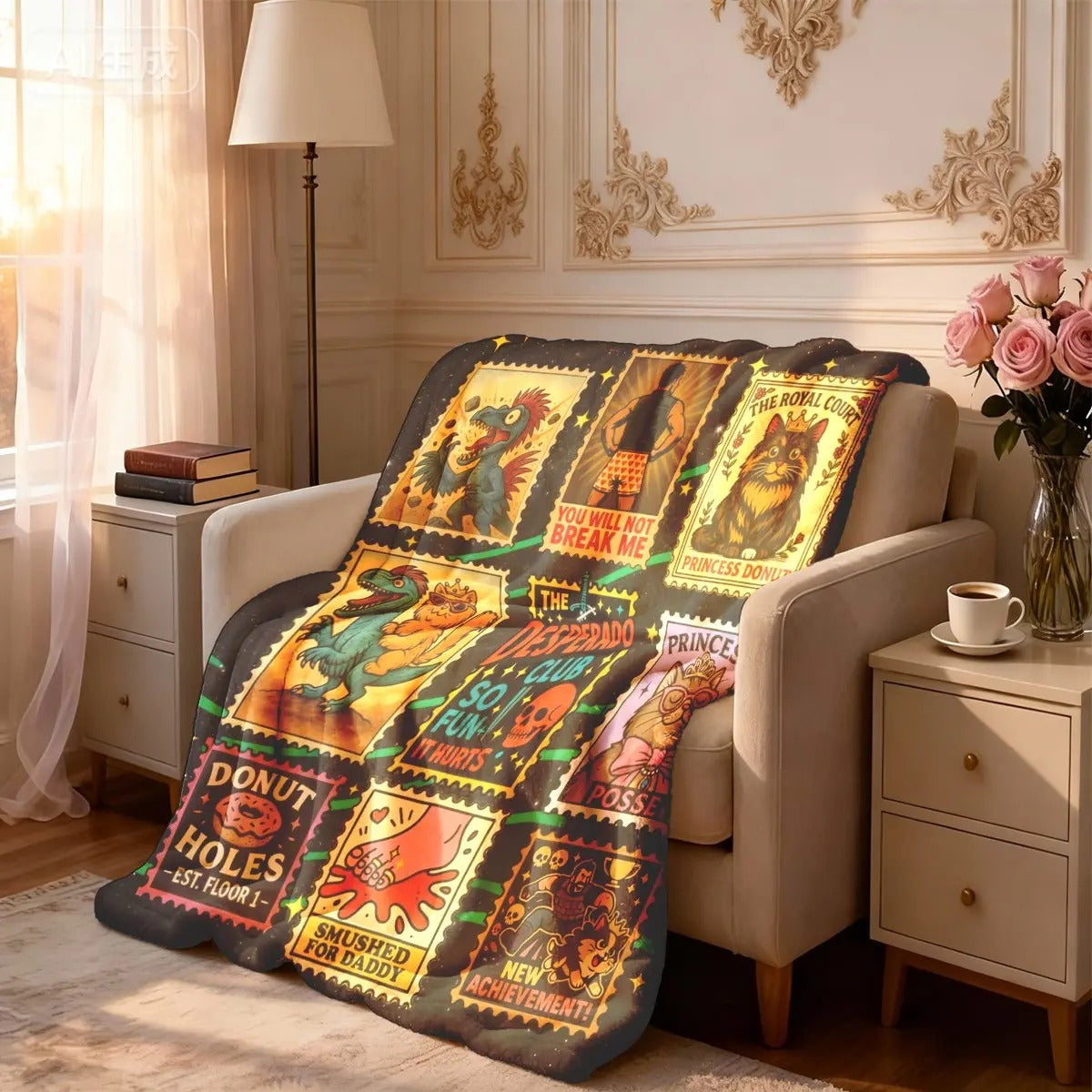 Dungeon Crawler Carl Flannel Blanket
