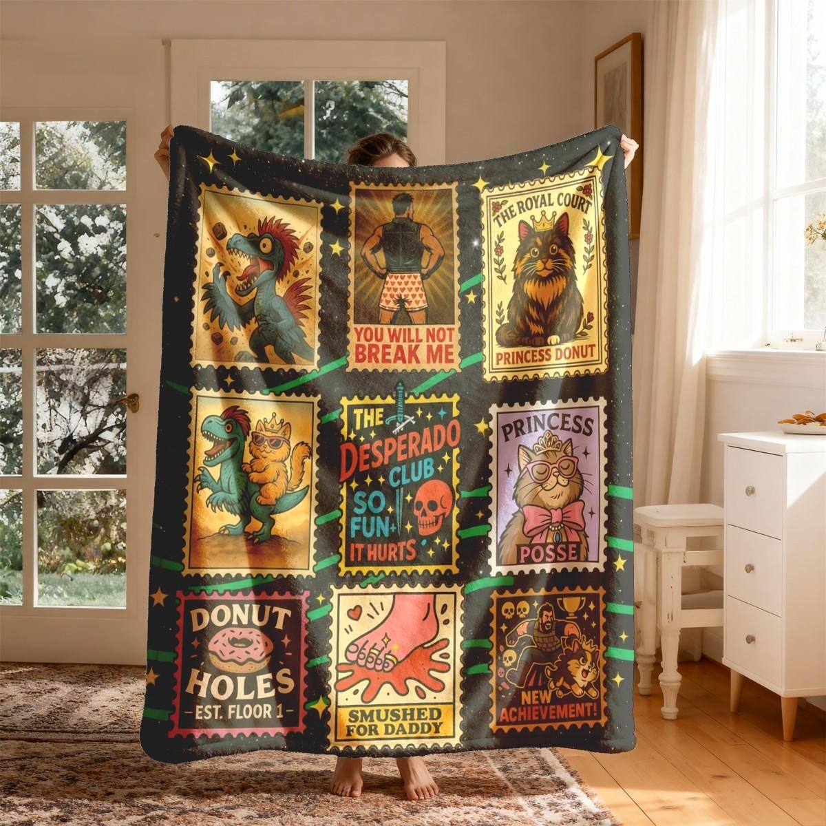 Dungeon Crawler Carl Flannel Blanket