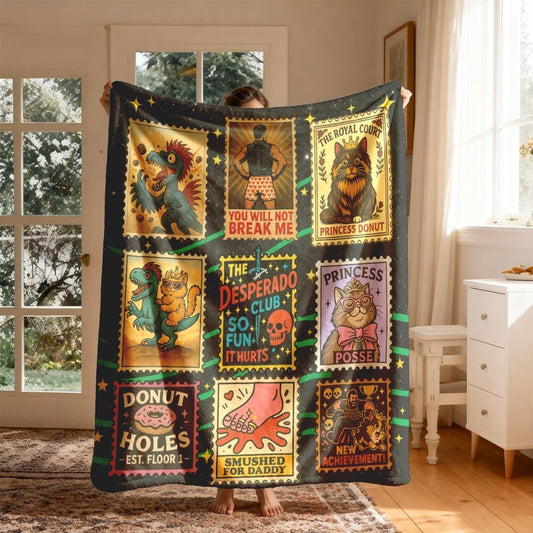 Dungeon Crawler Carl Flannel Blanket