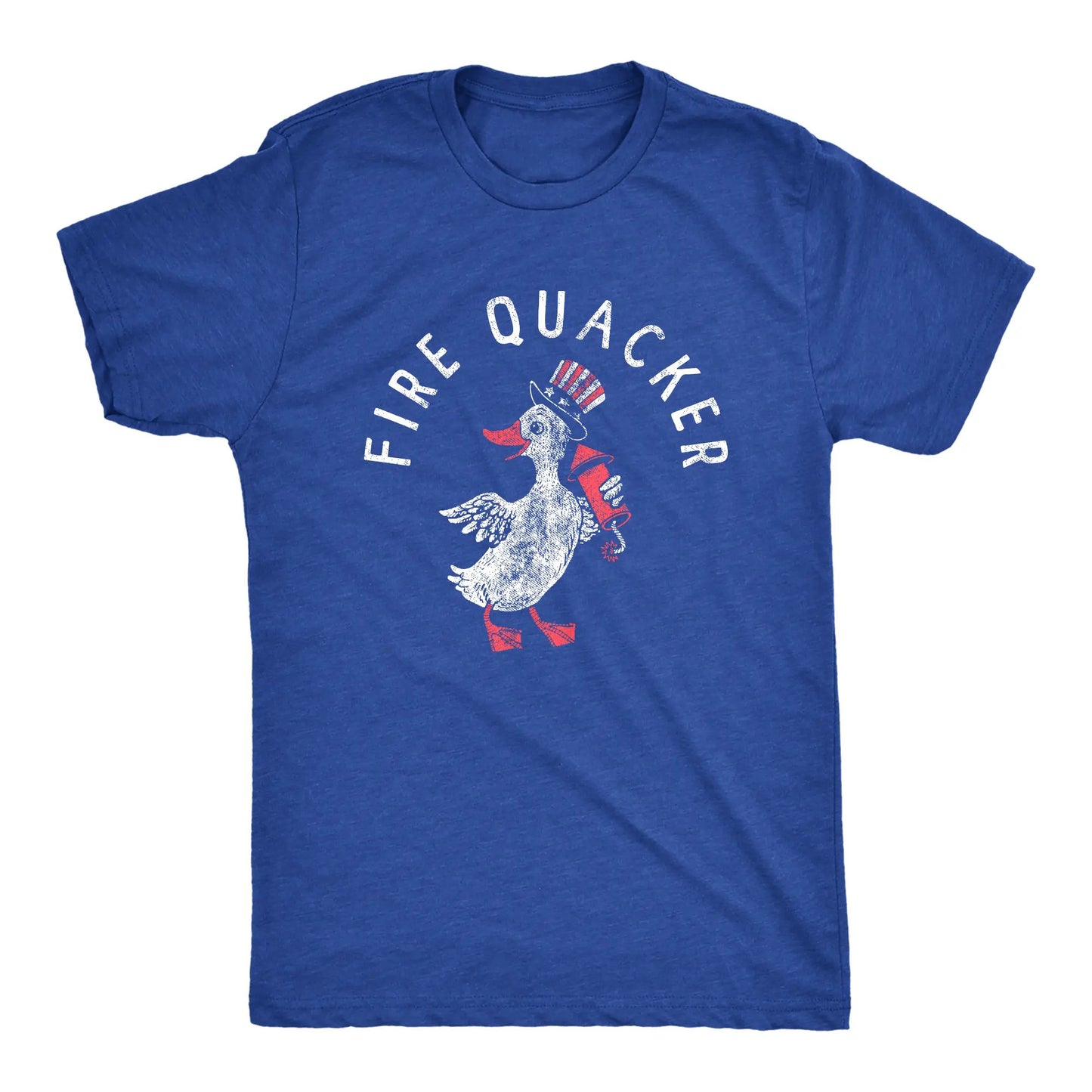 Fire Quacker Funny Duck Fireworks Joke Graphic – Tee, Crewneck & Hoodie