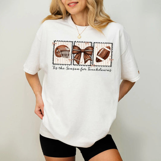 Tis The Season For Touchdowns – Tee, Crewneck & Hoodie