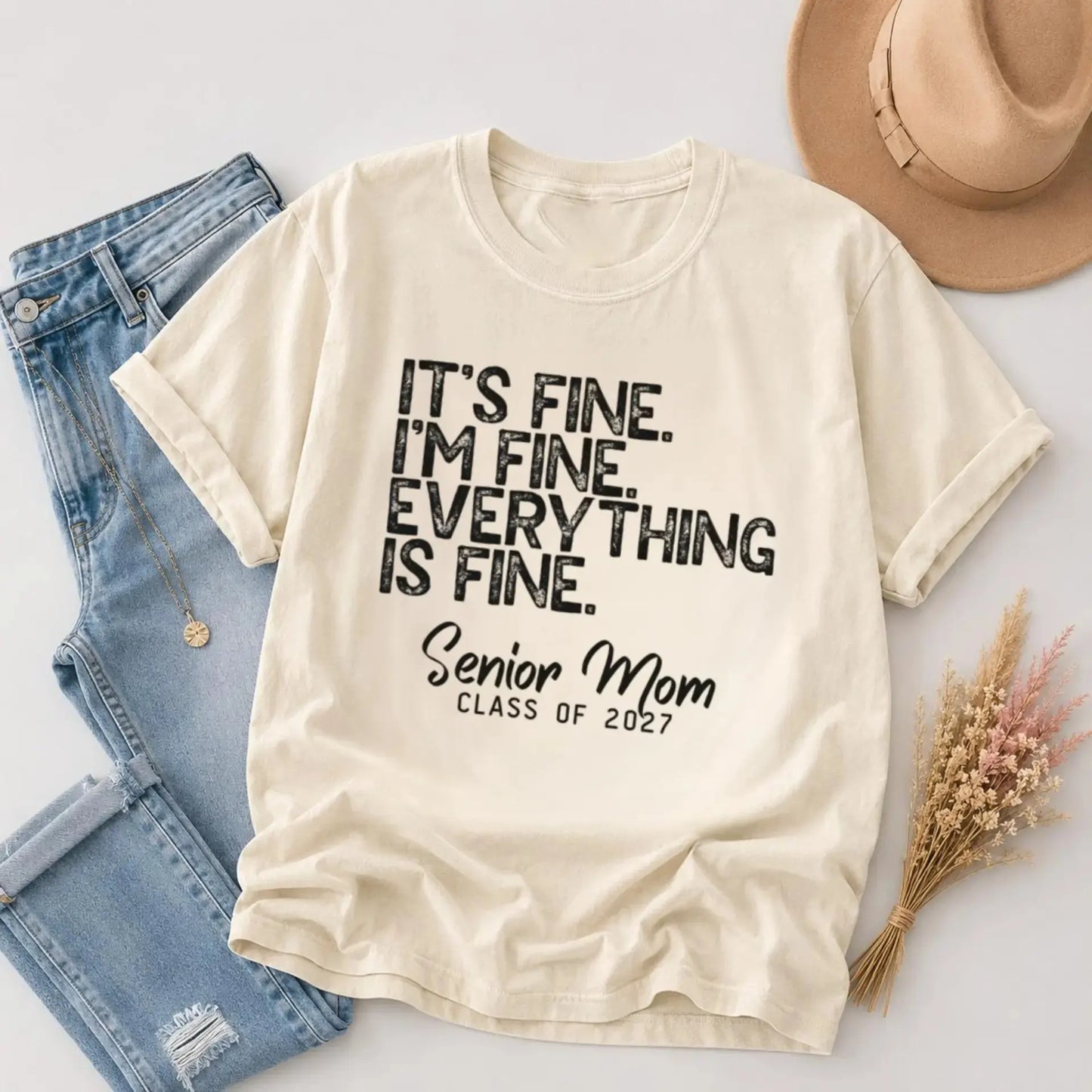 Senior Mom Class of 2027 – Tee, Crewneck & Hoodie