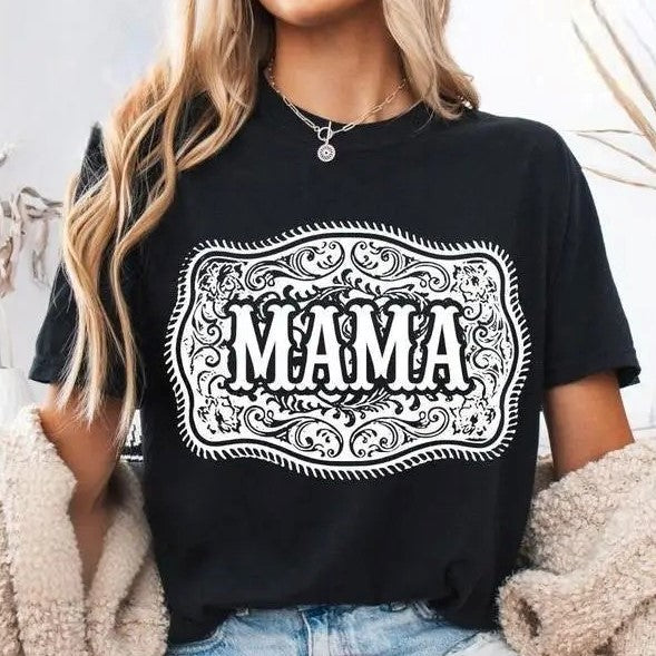 Western Mama Graphic – Tee, Crewneck & Hoodie
