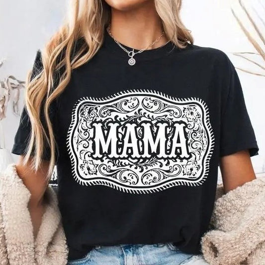 Western Mama Graphic – Tee, Crewneck & Hoodie