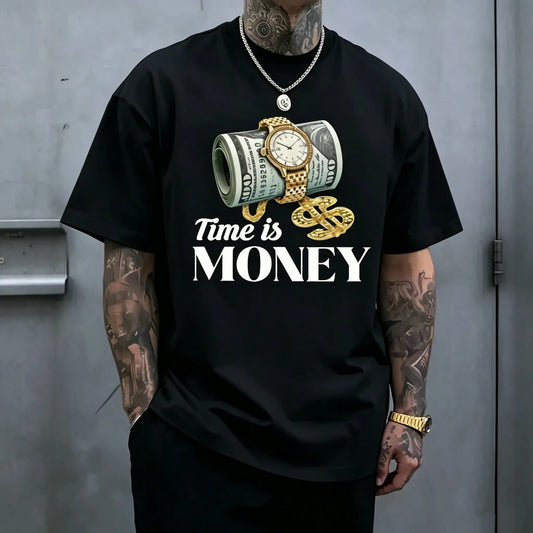 Time Is Money Graphic – Tee, Crewneck & Hoodie