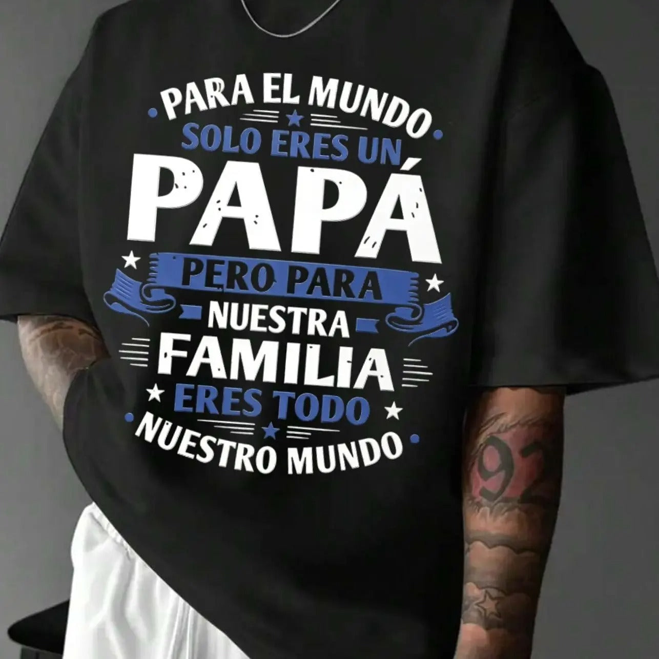 Papa Family Quote – Tee, Crewneck & Hoodie