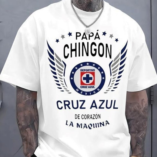 Cruz Azul Papa Chingon Graphic – Tee, Crewneck & Hoodie