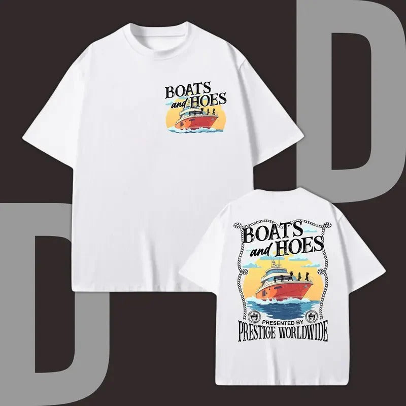 Step Brothers Boats N Hoes Funny Graphic – Tee, Crewneck & Hoodie