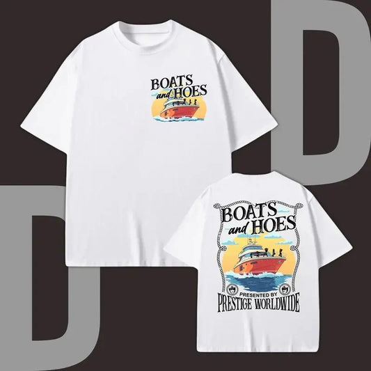 Step Brothers Boats N Hoes Funny Graphic – Tee, Crewneck & Hoodie