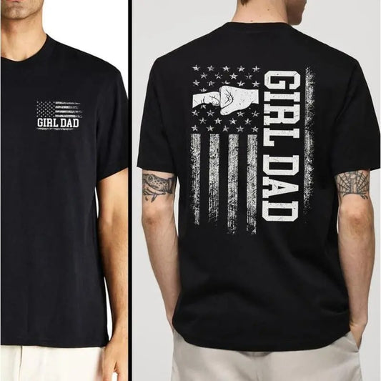 Proud Dad of Girl Gift for Dad – Tee, Crewneck & Hoodie