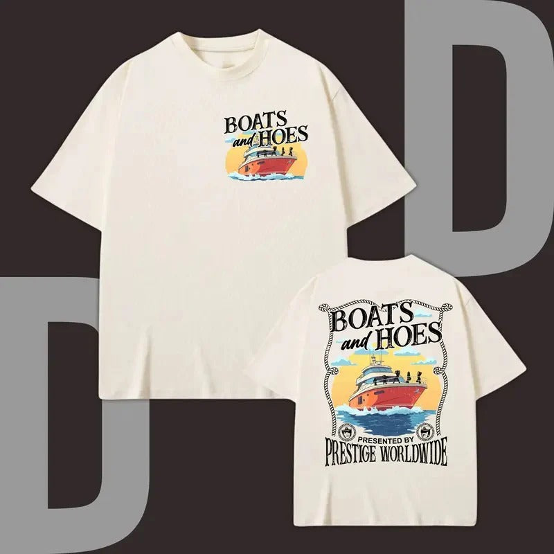 Step Brothers Boats N Hoes Funny Graphic – Tee, Crewneck & Hoodie